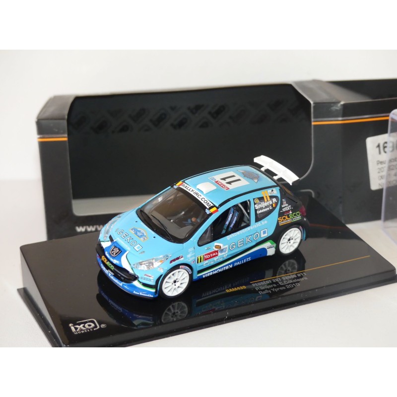 PEUGEOT 207 S2000 RALLYE D'YPRES 2010 SNIJERS IXO RAM439 1:43 Abd