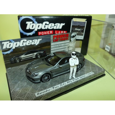 MERCEDES SL65 AMG R230 Black Series Gris TOP GEAR MINICHAMPS 1:43