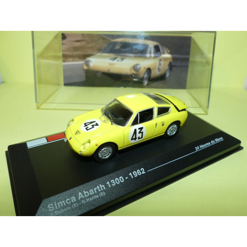 SIMCA ABARTH 1300 N°43 LE MANS 1962 ALTAYA 1:43 Arrivée 14ème