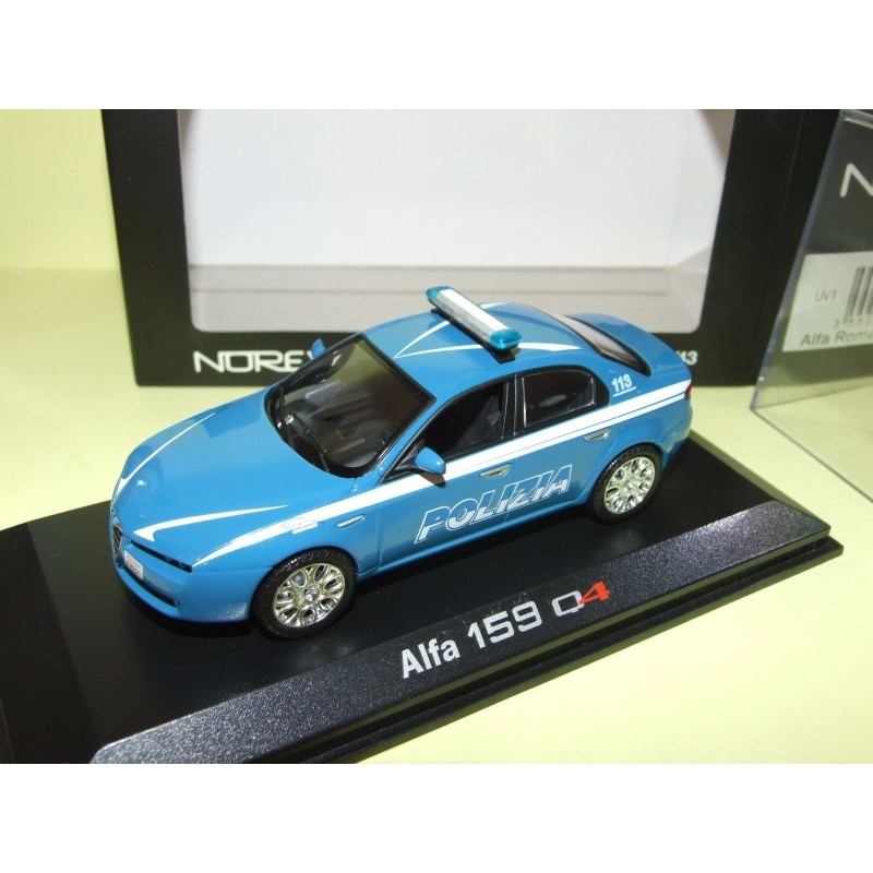 ALFA ROMEO 159 Q4 POLIZIA NOREV 1:43