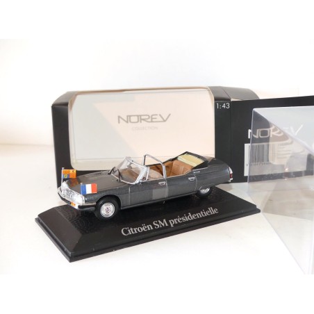 CITROEN SM PRESIDENTIELLE POMPIDOU 1972 gris NOREV 1:43