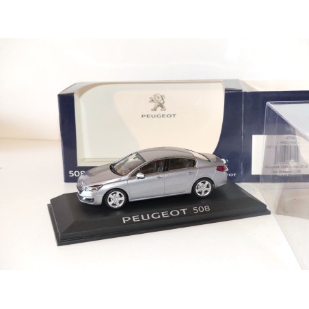 PEUGEOT 508 I Phase 2 2014 Gris Artense NOREV 1:43