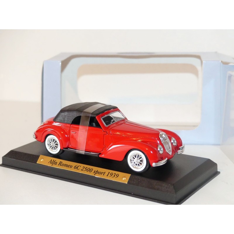 ALFA ROMEO 6C 2500 SPORT 1939 Rouge ATLAS 1:43