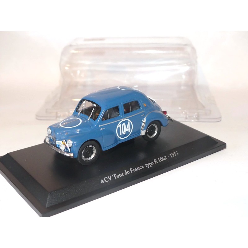 RENAULT 4CV NÂ°104 RALLYE TOUR DE FRANCE AUTO R1062 1952 ELIGOR PRESSE 1:43