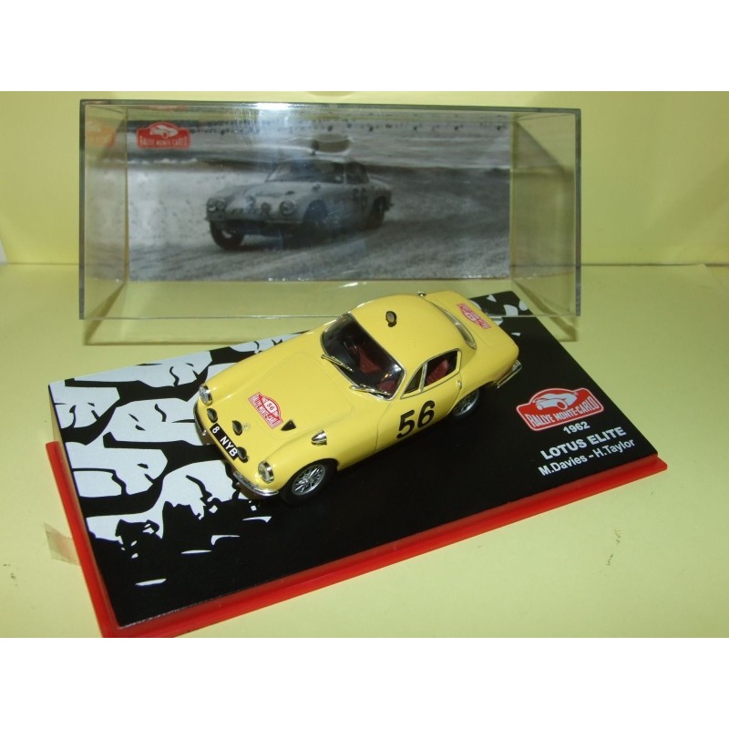LOTUS ELITE N°56 RALLYE MONTE CARLO 1962 DAVIES ALTAYA 1:43 Arrivée 16ème