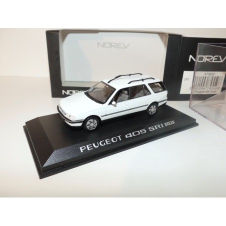 PEUGEOT 405 SRi BREAK Blanc NOREV 1:43