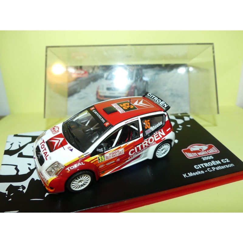 CITROEN C2 S1600 RALLYE MONTE CARLO 2005 MEEKE ALTAYA IXO 1:43 11Ã¨me