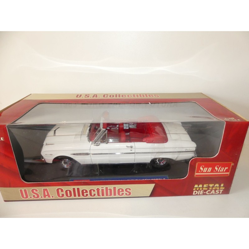 FORD FALCON FUTURA CONVERTIBLE 1963 Blanc SUN STAR 4532 1:18