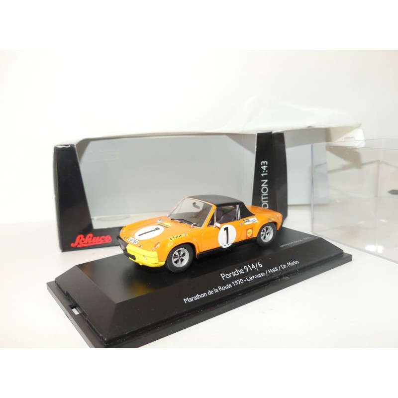PORSCHE 914/6 N°1 MARATHON DE LA ROUTE 1970 SCHUCO 1:43