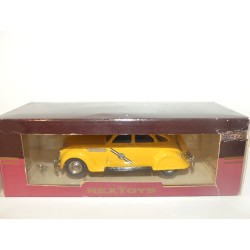CHRYSLER AIRFLOW TAXI YELLOW CAB REXTOYS 1:43 imperfection