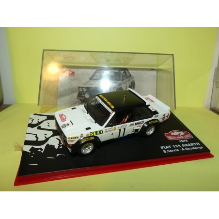 FIAT 131 ABARTH RALLYE DE MONTE CARLO 1978 SERVIA ALTAYA 1:43 12ème