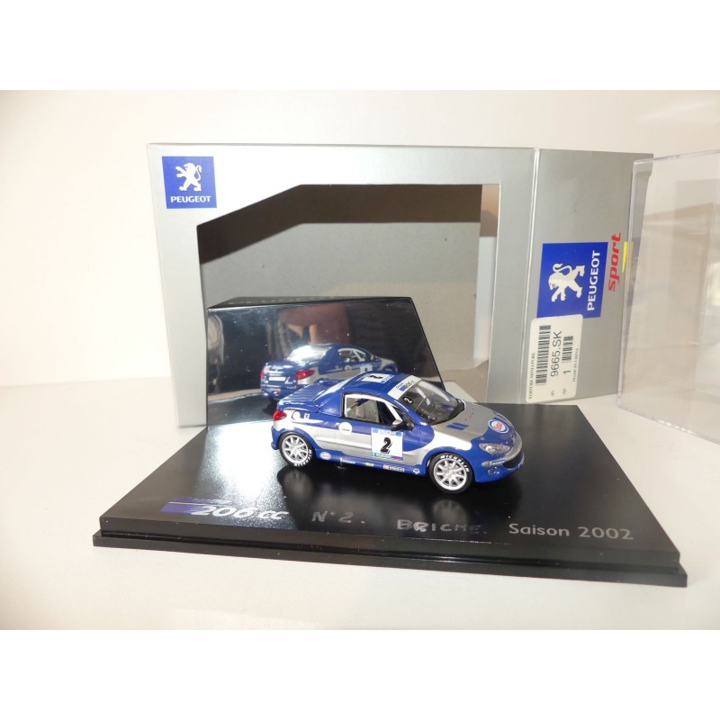 PEUGEOT 206 CC CUP N°10 2002 NOREV 1:43 écriture socle