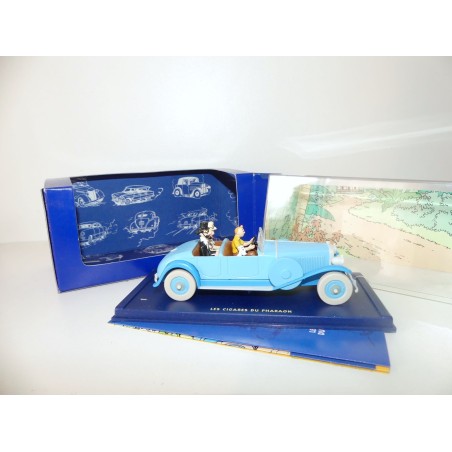 VOITURE TINTIN N°05 LINCOLN TORPEDO CIGARES DES PHARAONS ATLAS 1:43