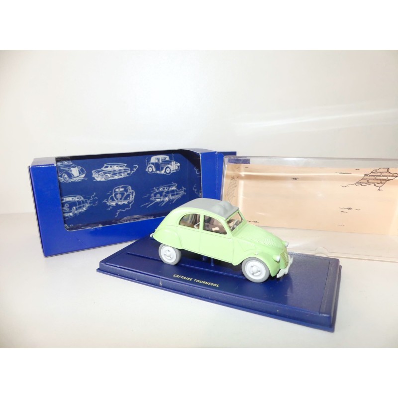 VOITURE TINTIN N°06 CITROEN 2CV L'AFFAIRE TOURNESOL ATLAS 1:43