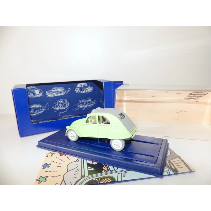 VOITURE TINTIN NÂ°06 CITROEN 2CV L'AFFAIRE TOURNESOL ATLAS 1:43 of