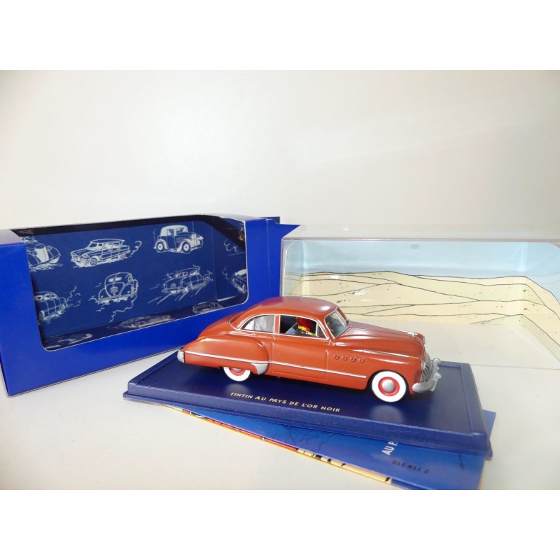 VOITURE TINTIN NÂ°10 BUICK AU PAYS DE L'OR NOIR ATLAS 1:43
