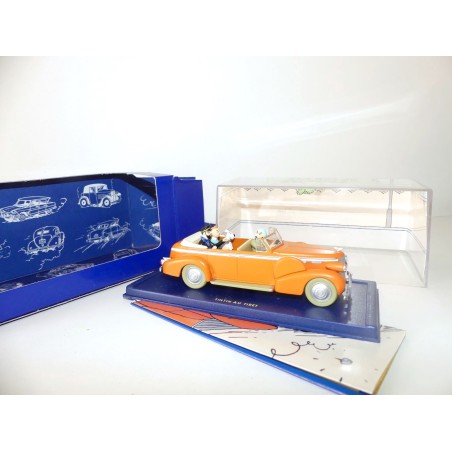 VOITURE TINTIN NÂ°15 CADILLAC FLEETWOOD AU TIBET ATLAS 1:43