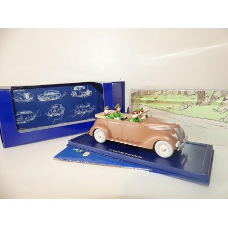 VOITURE TINTIN N°34 FORD V8 DECAPOTABLE SPECTRE D'OTTOKAR ATLAS 1:43