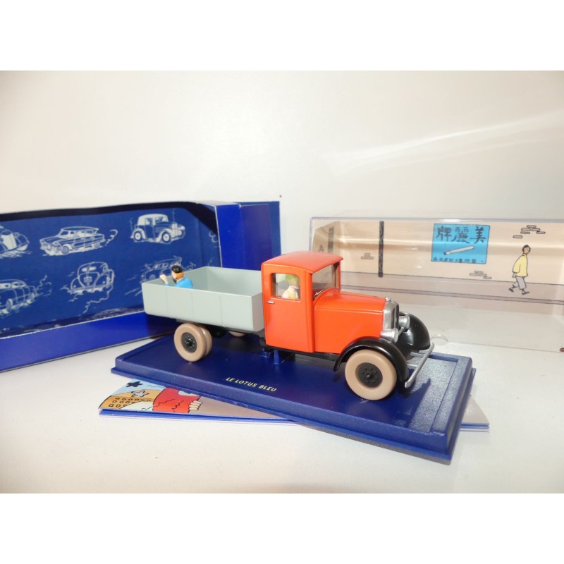 VOITURE TINTIN N°36 LE CAMION ROUGE ATLAS 1:43