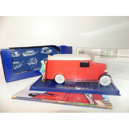 VOITURE TINTIN N°65 LA CAMIONNETTE DU SECRET DE LA LICORNE ATLAS 1:43