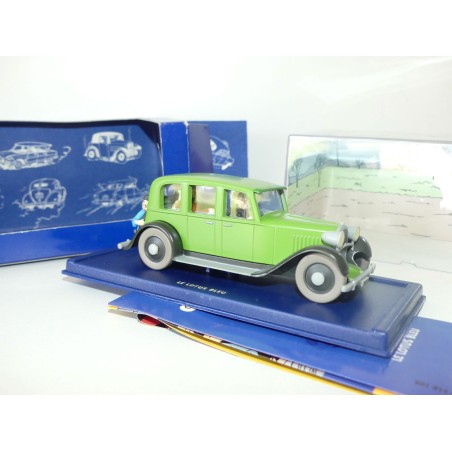 VOITURE TINTIN N°09 LIMOUSINE TINTIN LOTUS BLEU ATLAS 1:43