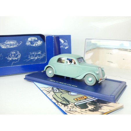 VOITURE TINTIN N°20 LANCIA APRILIA DE L'EMIR PAYS DE L'OR NOIR ATLAS 1:43