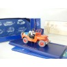 VOITURE TINTIN NÂ°07 JEEP WILLYS ROUGE TINTIN AU PAYS DE L'OR NOIR ATLAS 1:43