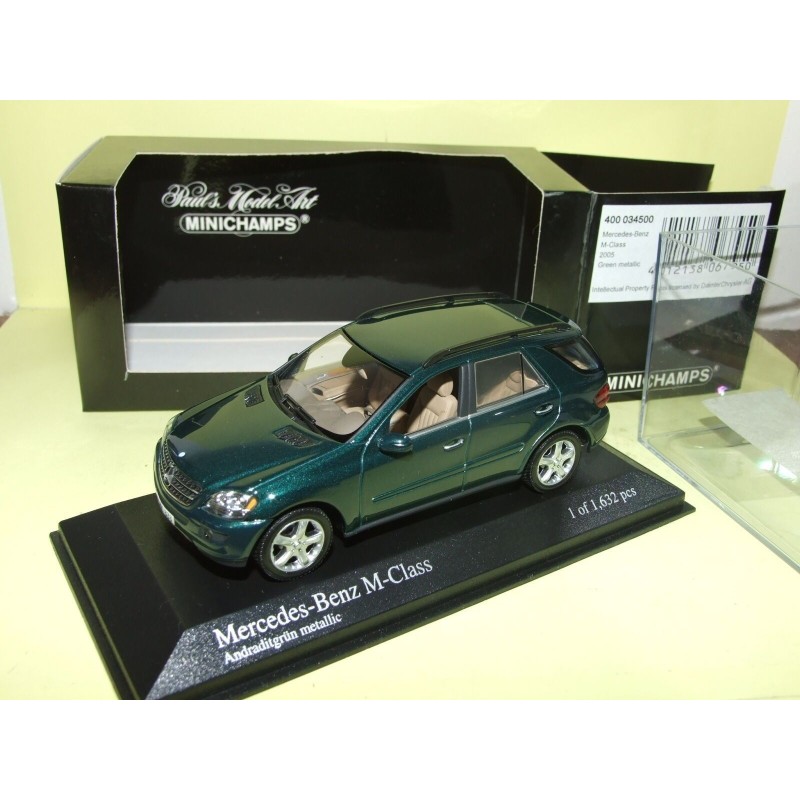 MERCEDES CLASSE M ML TYPE 164 2005 Vert MINICHAMPS 1:43