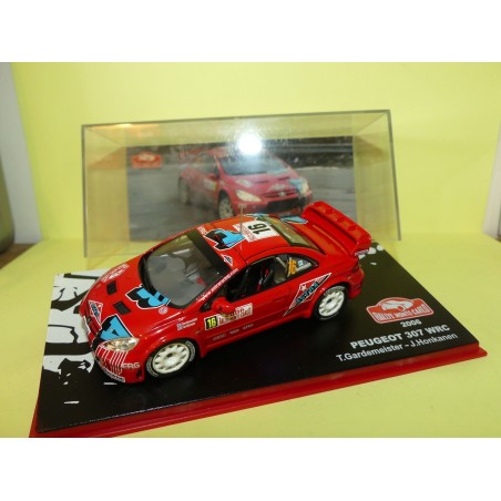 PEUGEOT 307 WRC RALLYE MONTE CARLO 2006 T. GARDEMEISTER ALTAYA 1:43 3Ã¨me
