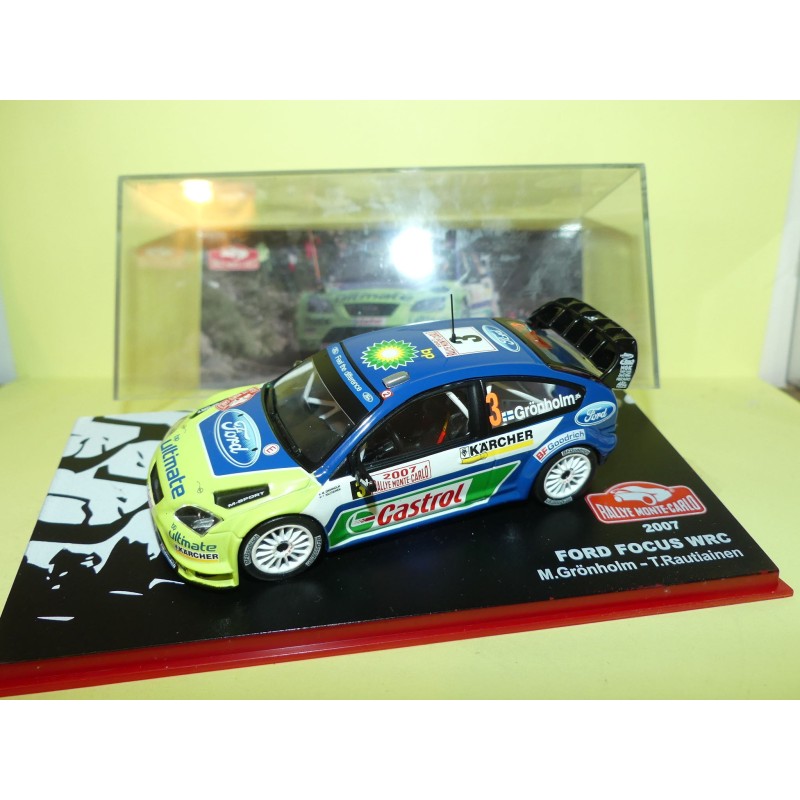 FORD FOCUS WRC RALLYE MONTE CARLO 2007 M. GRONHOLM ALTAYA 1:43 1er
