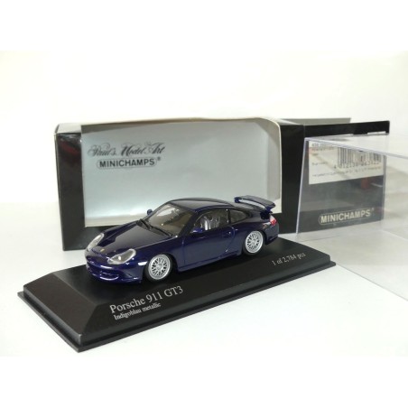 PORSCHE 911 GT3 996 1999 Bleu Indigoblau MINICHAMPS 1:43