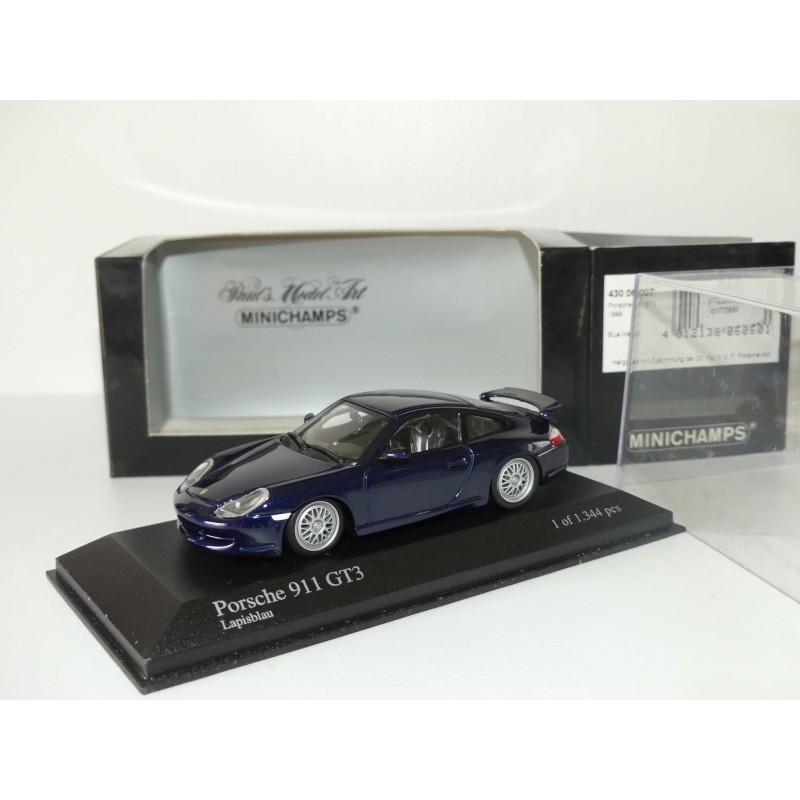 PORSCHE 911 GT2 996 1999 Bleu Lapisblau MINICHAMPS 1:43