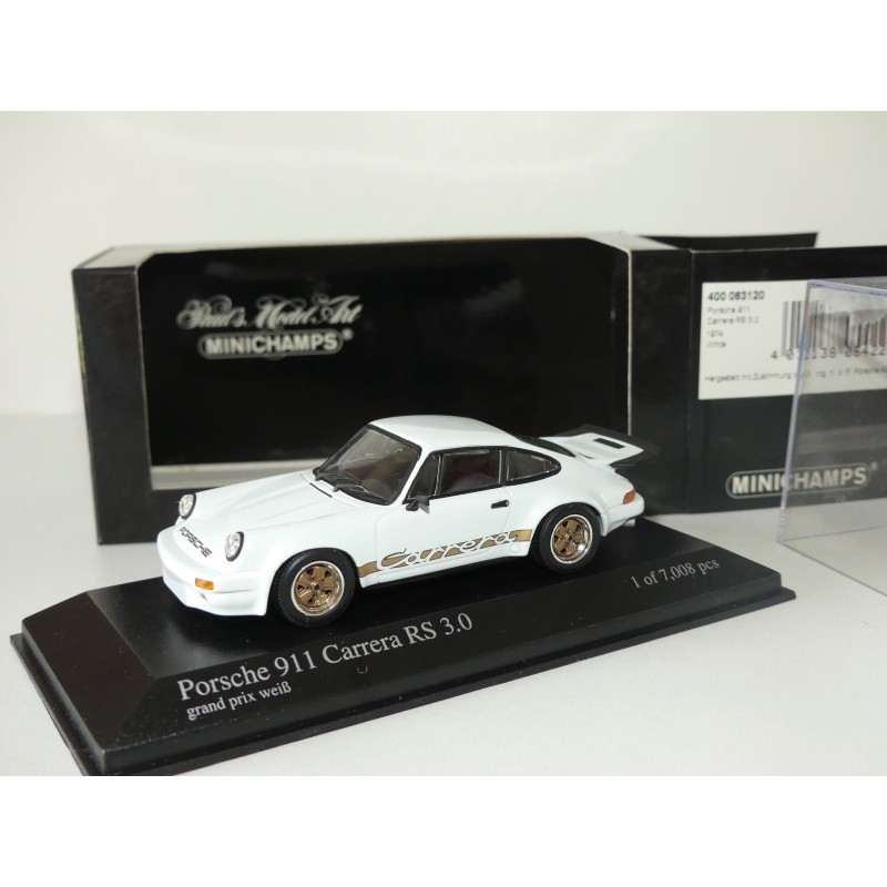 PORSCHE 911 CARRERA RS 3.0 1974 Blanc MINICHAMPS 1:43