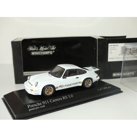 PORSCHE 911 CARRERA RS 3.0 1974 Blanc MINICHAMPS 1:43
