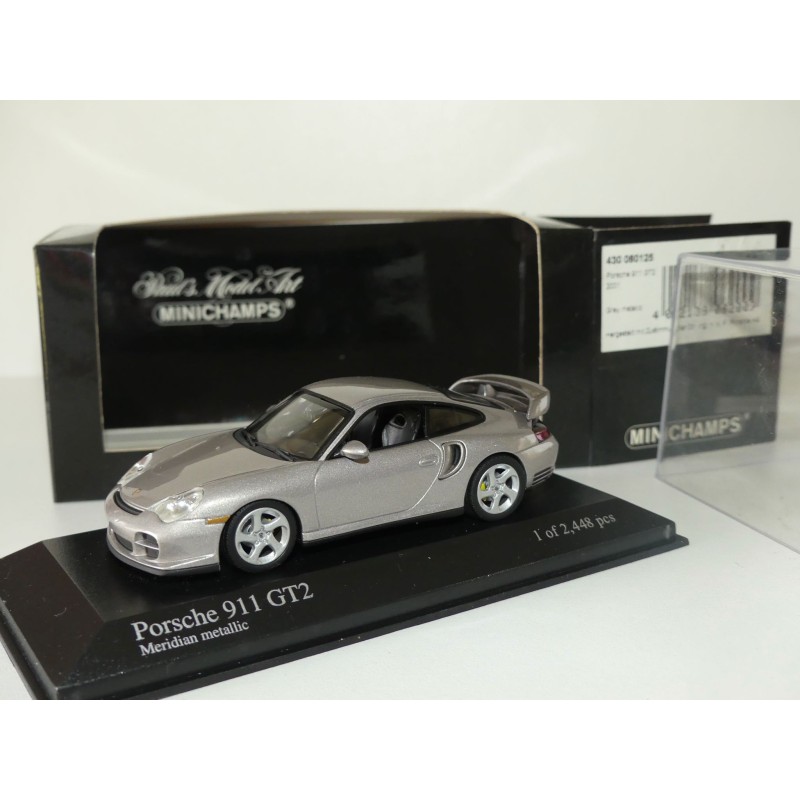 PORSCHE 911 GT2 996 2001 Gris MINICHAMPS 1:43