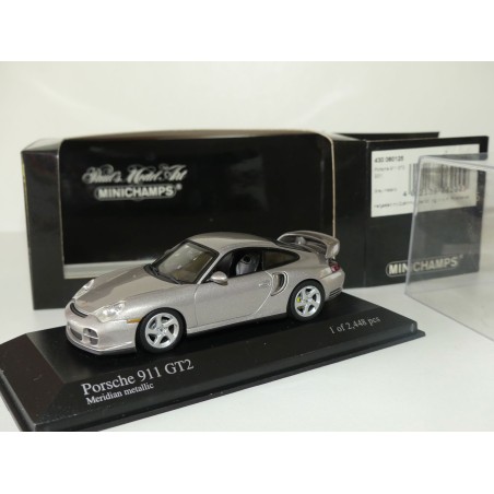 PORSCHE 911 GT2 996 2001 Gris MINICHAMPS 1:43