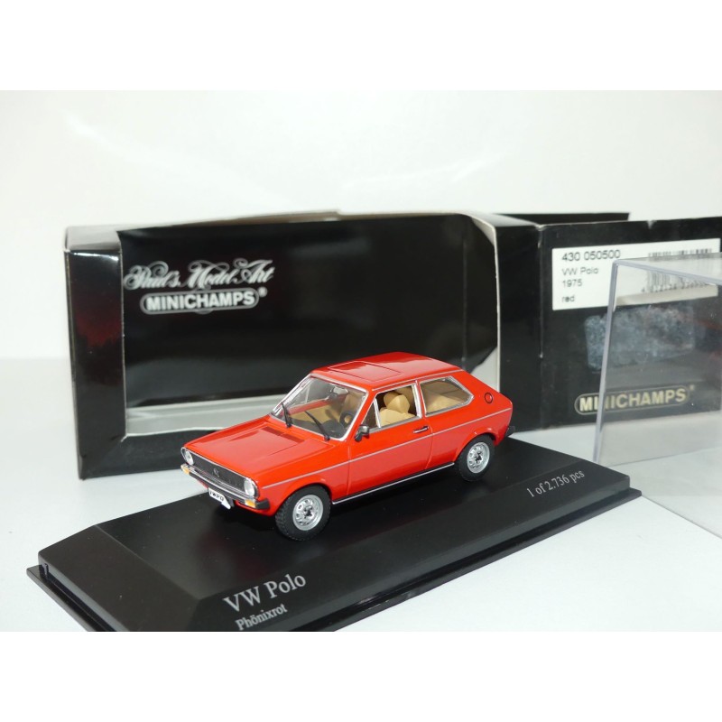 VW POLO I Typ 86 1975 Rouge MINICHAMPS 1:43