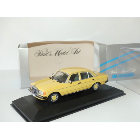 MERCEDES 200 D LIMOUSINE W123 Jaune MINICHAMPS 1:43