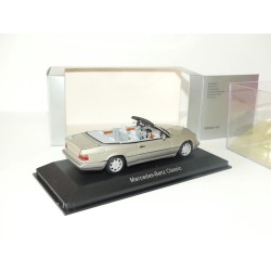 MERCEDES CLASSE E CABRIOLET W124 Gris beige MINICHAMPS 1:43