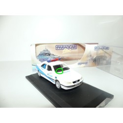 PEUGEOT 406 POLICE DE GENEVE PARADCAR 1:43 imperfection