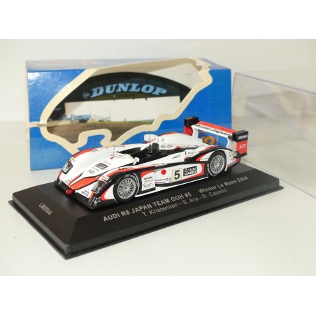 AUDI R8 NÂ°5 LE MANS 2004 IXO LM2004 1:43 1er contreboite abimÃ©e