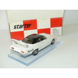 PLYMOUTH SUPERBIRD ROADRUNNER 1971 Blanc STARTER 1:43