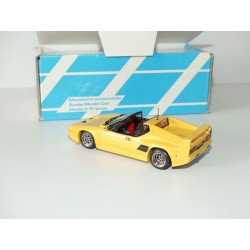 DE TOMASO PANTERA GT TARGA 1991 Jaune KIT Monté ALEZAN 1:43