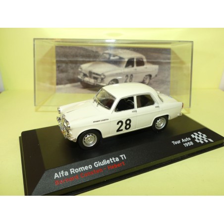 ALFA ROMEO GIULIETTA Ti RALLYE TOUR AUTO 1958 H. CONSTEN ALTAYA 1:43 1er Cat