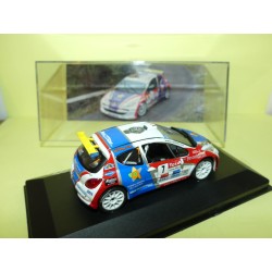 PEUGEOT 207 S2000 RALLYE CRITERIUM DES CEVENNES 2009 G. CANIVENQ ALTAYA 1:43 2ème