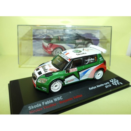 SKODA FABIA WRC RALLYE MONTE CARLO 2010 N. VOUILLOZ ALTAYA 1:43 3ème
