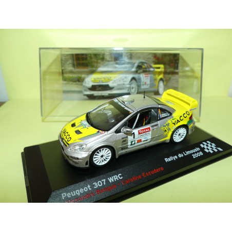 PEUGEOT 307 WRC RALLYE DU LIMOUSIN 2008 BENGUE ALTAYA 1:43 1er