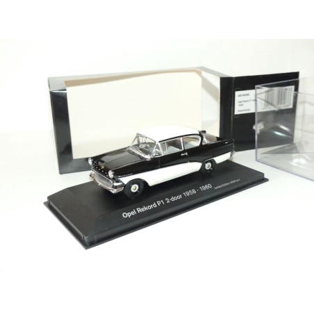 OPEL REKORD P1 1958 Noir et Blanc MINICHAMPS 1:43