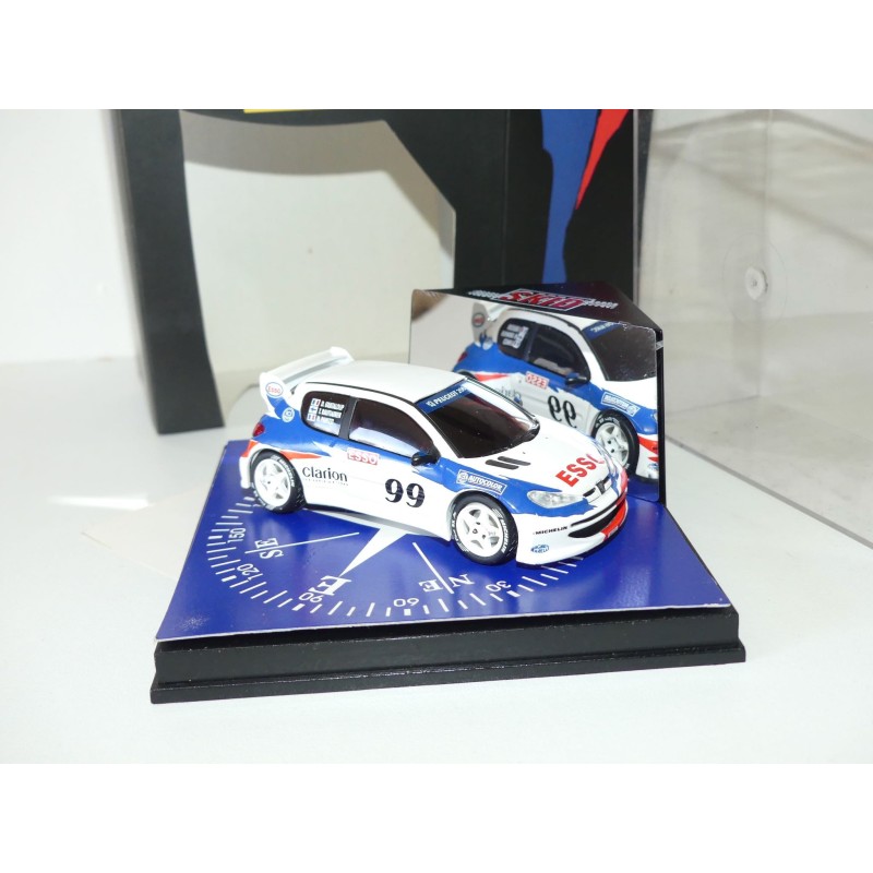 PEUGEOT 206 WRC ESSO SALON DE PARIS RALLYE 1998 VITESSE SKM99012 1:43