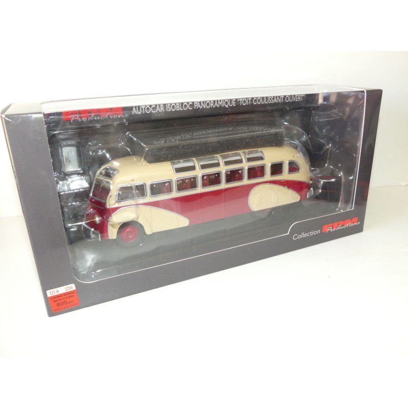 AUTOCAR ISOBLOC PANORAMIQUE TOIT COULISSANT OUVERT ELIGOR EPM 130067 1:43